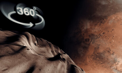 Timelapse on Mars Moon [4K VR]