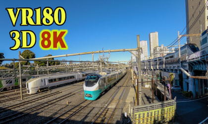 The most overcrowded railroad line in TOKYO,Japan VR Video The most overcrowded railroad line in TOKYO,Japan VR