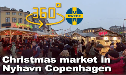 Christmas market  Nyhavn-Köpenhamn VR Video Christmas market  Nyhavn-Köpenhamn VR