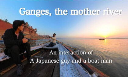 10 mins of sunrise with a boat man on the Ganges|VLOG| VR Video 10 mins of sunrise with a boat man on the Ganges|VLOG| VR