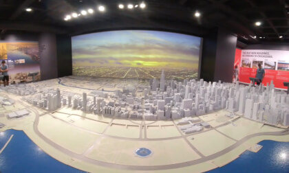 Chicago Architecture Center Downtown 1-600 Miniature Scale Model Chicago Architecture Center Downtown 1-600 Miniature Scale Model