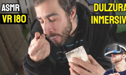 ASMR Comiendo Natillas y Tarta de Queso VR180 🍮🍰 Inmersión Dulce