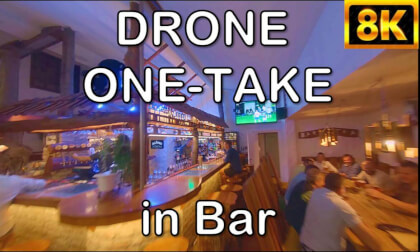 Drone One-Take in the Bar Drone One-Take in the Bar