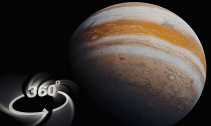 Falling into JUPITER - 360 VR Simulation (Scary)