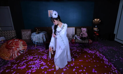 狸妖妖20241208001 半壶纱 3D VR 180 8K VR Video 狸妖妖20241208001 半壶纱 3D VR 180 8K VR