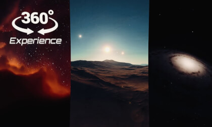 Relaxing 360 Space Flight VR Video Relaxing 360 Space Flight VR