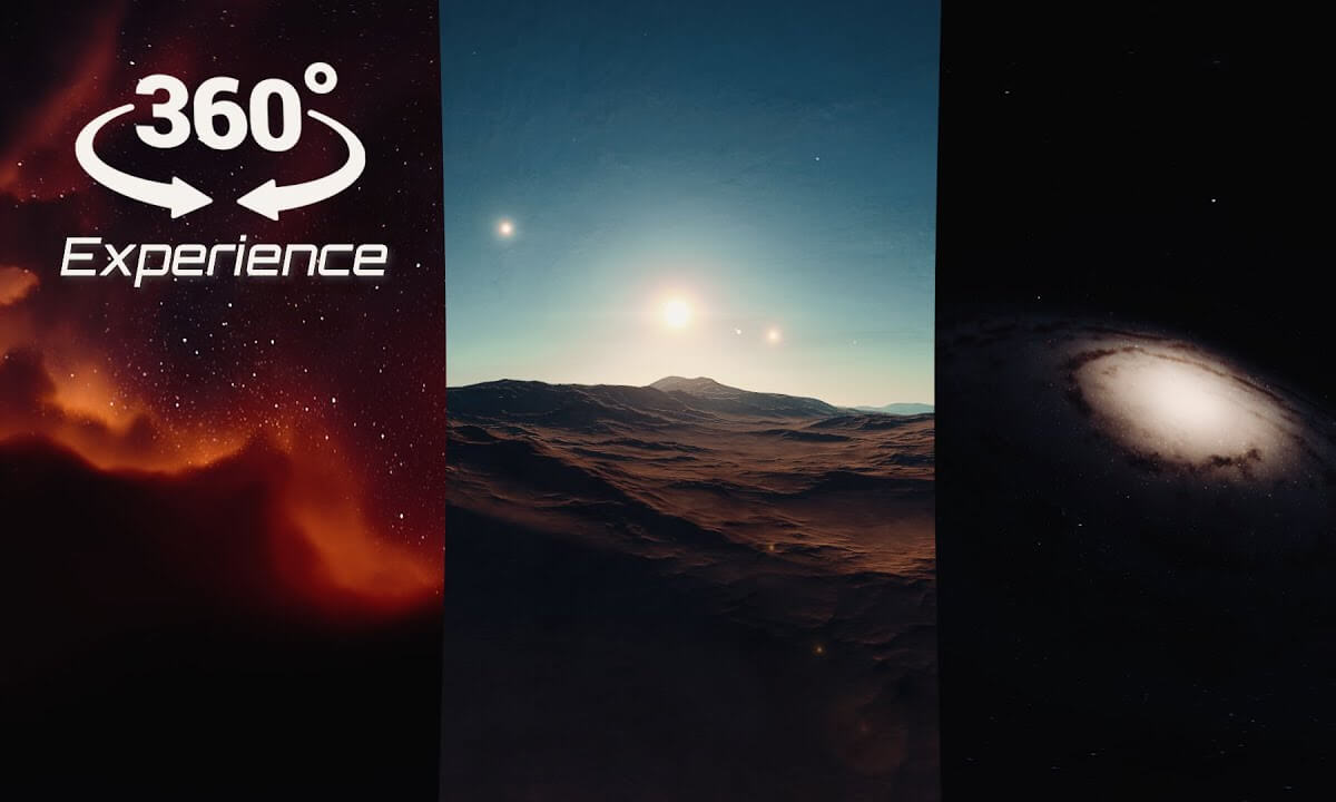 Relaxing 360 Space Flight Spacecinema Vr Video Deovr 