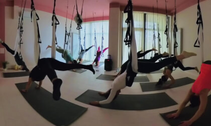 Immersive Aerial Yoga Experience | 360° Yoga Class Immersive Aerial Yoga Experience | 360° Yoga Class