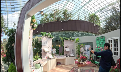 [VR180] Gardens by the Bay Christmas Train Show 2024