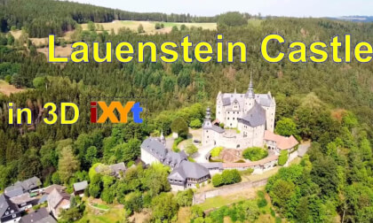 Lauenstein Castle, Upper Franconia, Bavaria, Germany in 3D-iXYt side-by-side video for VR Lauenstein Castle, Upper Franconia, Bavaria, Germany in 3D-iXYt side-by-side video for VR