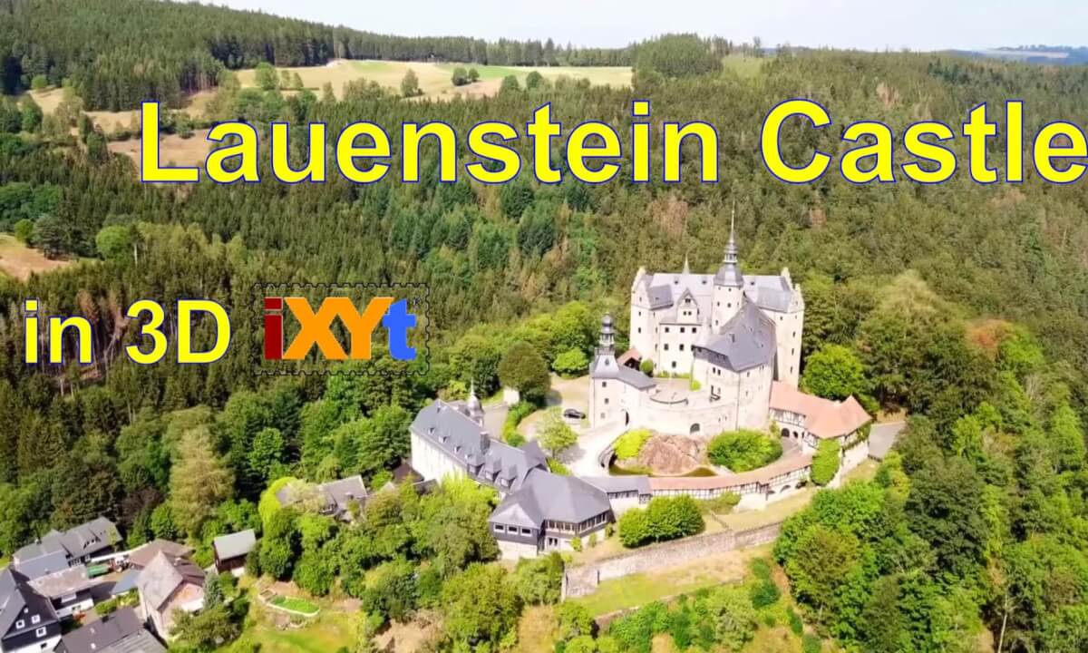 Lauenstein Castle, Upper Franconia, Bavaria, Germany in 3D-iXYt side-by-side video for VR