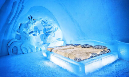 Arctic SnowHotel & Glass Igloos, Ice Restaurant, Ice Bar TOUR in Rovaniemi Finland VR Video Arctic SnowHotel & Glass Igloos, Ice Restaurant, Ice Bar TOUR in Rovaniemi Finland VR