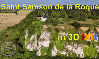 Saint Samson de la Roque, Normandy, France in 3D-iXYt side-by-side video for VR VR Video Saint Samson de la Roque, Normandy, France in 3D-iXYt side-by-side video for VR VR