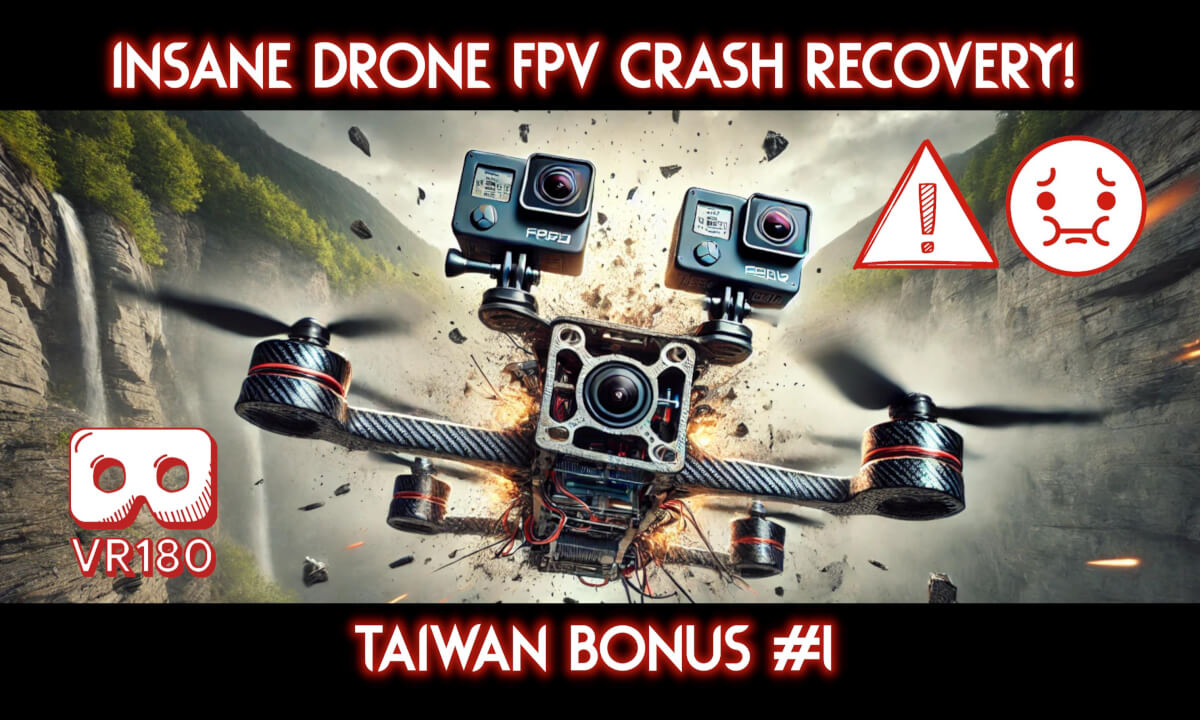 Drone FPV Crash Recovery | TAIWAN BONUS #1