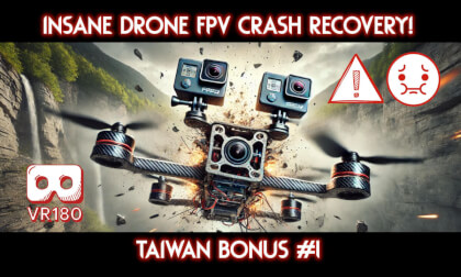 Drone FPV Crash Recovery | TAIWAN BONUS #1 VR Video Drone FPV Crash Recovery | TAIWAN BONUS #1 VR