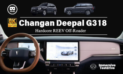 [8K VR180 POV Drive] The Changan Deepal G318 REEV Off-Roader 全新长安深蓝G318增程式硬派越野
