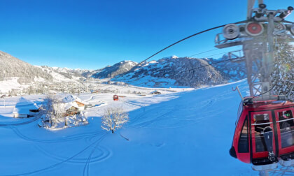 8K 360° Gondola Ride from Saanemöser to Saanerslochgrat 1937m | Gstaad, Switzerland 8K 360° Gondola Ride from Saanemöser to Saanerslochgrat 1937m | Gstaad, Switzerland