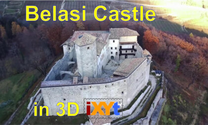 Castel Belasi, Campodenno, Trentino, Italy in 3D-iXYt side-by-side video for VR Castel Belasi, Campodenno, Trentino, Italy in 3D-iXYt side-by-side video for VR