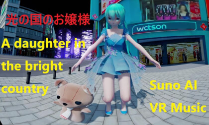 Suno AI MMD [A daughter in the bright country]