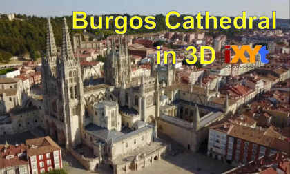Burgos Cathedral, Burgos, Spain in 3D-iXYt side-by-side video for VR Burgos Cathedral, Burgos, Spain in 3D-iXYt side-by-side video for VR