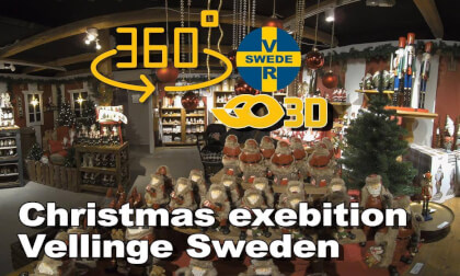 Largest Christmas exhibition in Nordic VR Video Largest Christmas exhibition in Nordic VR