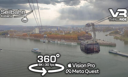 Soaring to the Deutsches Eck: A 360° Koblenz Cable Car - A Virtual Ride Experience over the Rhine Soaring to the Deutsches Eck: A 360° Koblenz Cable Car - A Virtual Ride Experience over the Rhine