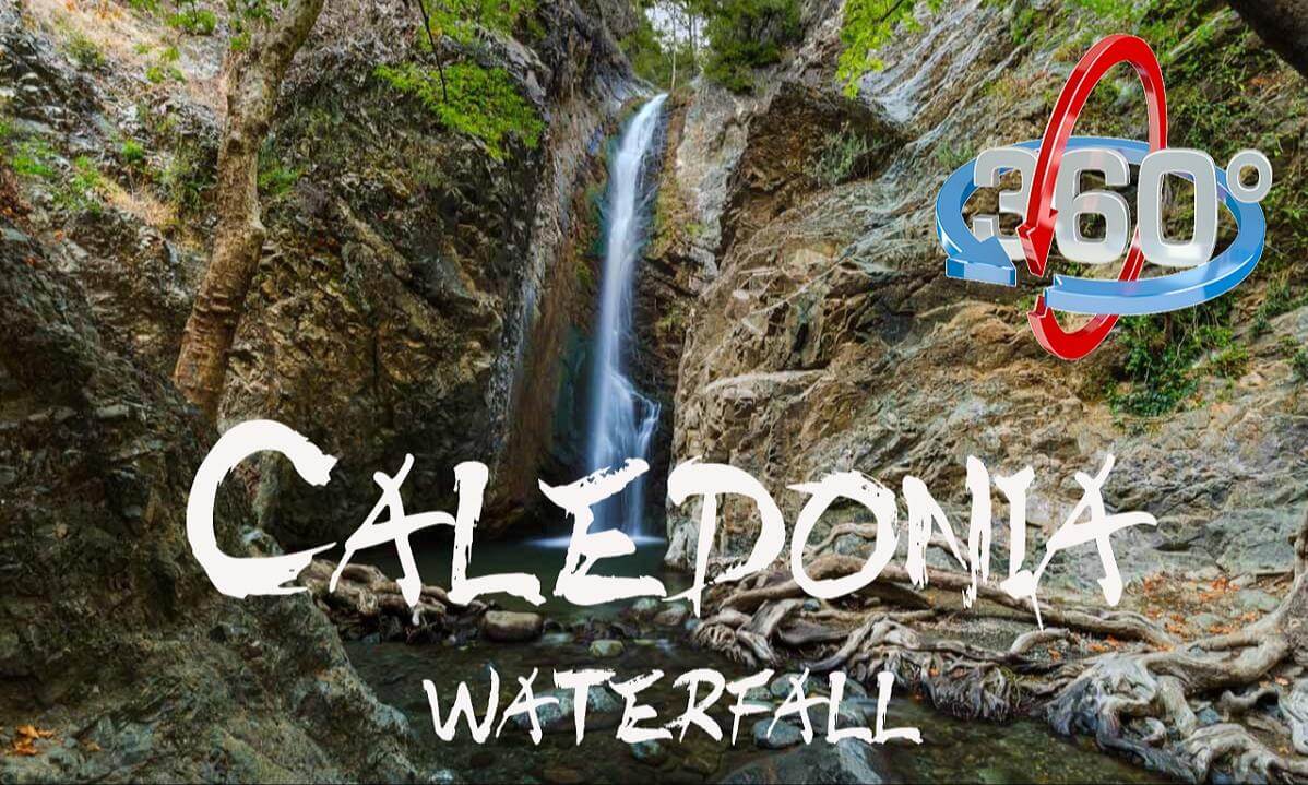 360° VR Adventure: Exploring the Stunning CALEDONIA WATERFALL in Cyprus.