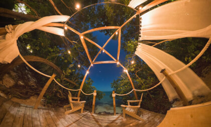 A Starry Night at Beach Lounge | 14K 360 Timelapse A Starry Night at Beach Lounge | 14K 360 Timelapse