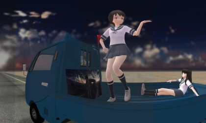 [MMD] Miyuki and other folks running toward dawn (remake)