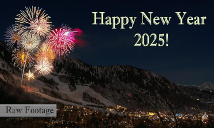 Happy New Year Fireworks  - Raw Footage Happy New Year Fireworks  - Raw Footage