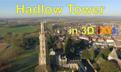 Hadlow Tower, Kent, England in 3D-iXYt side-by-side video for VR Hadlow Tower, Kent, England in 3D-iXYt side-by-side video for VR