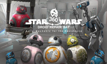 Star Wars Droid Repair Bay VR 360° VR Video Star Wars Droid Repair Bay VR 360° VR
