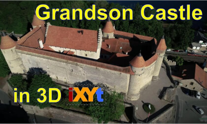 Grandson Castle, Vaud, Suiss in 3D-iXYt side-by-side video for VR VR Video Grandson Castle, Vaud, Suiss in 3D-iXYt side-by-side video for VR VR