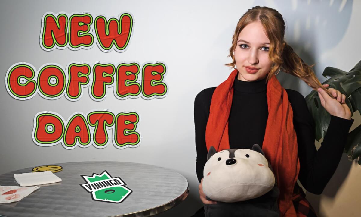 New Coffee Date • POV 180 Degrees with ASMR and Mukbang • 4K • 5K • 6K VR Video