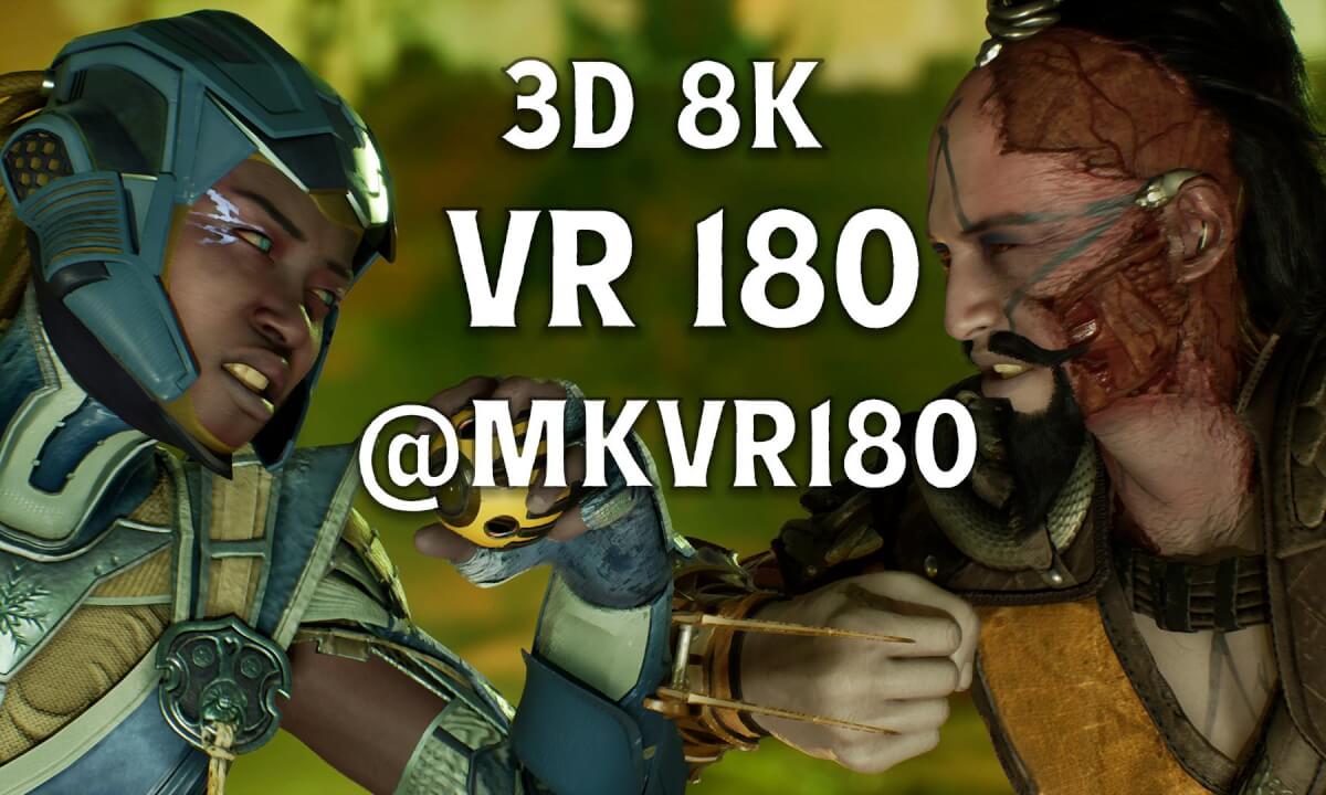 Mortal Kombat VR: Cyrax vs Shang Tsung (VR180 8K 3D Battle) | Epic Virtual Fight Scene (MQVR-29A)