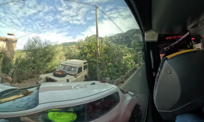 Mountain winding road VR Video Mountain winding road VR