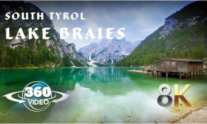 Lake Braies / Prags - 8K 360°Video