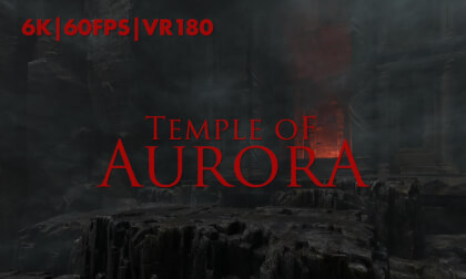 Temple Of Aurora - music video in VR 3D 180 with CGI background Temple Of Aurora - music video in VR 3D 180 with CGI background