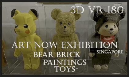 Art Now Singapore | Beatles kubrick BearBrick | Albert Einstein |Toy | 3D VR 180 | Travel VR Video Art Now Singapore | Beatles kubrick BearBrick | Albert Einstein |Toy | 3D VR 180 | Travel VR