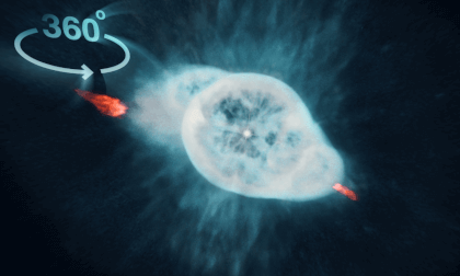 The GHOST OF JUPITER Nebula - 360 Space Voyage [4K]
