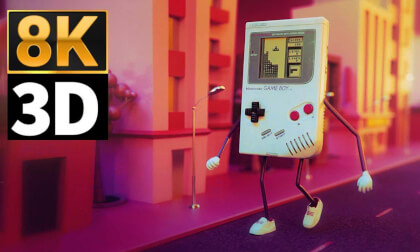 Walking Gameboy 3D (8K Full SBS) VR Video Walking Gameboy 3D (8K Full SBS) VR