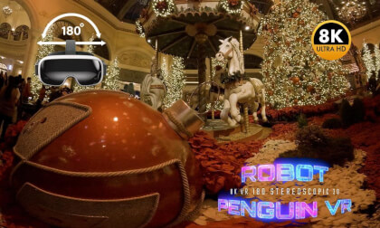 8K 60FPS VR 180 3D Christmas display at Bellagio Conservatory VR Video 8K 60FPS VR 180 3D Christmas display at Bellagio Conservatory VR