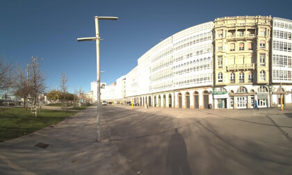 Galerías de la Avenida de la Marina. A Coruña (VR180 3D) VR Video Galerías de la Avenida de la Marina. A Coruña (VR180 3D) VR