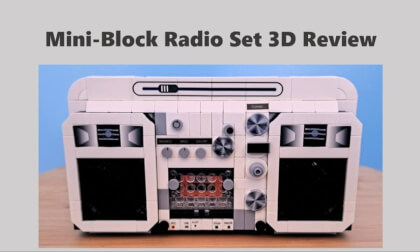 3D Toy Review of Mini-Block Radio Set by Zhegao Blocks 3D Toy Review of Mini-Block Radio Set by Zhegao Blocks