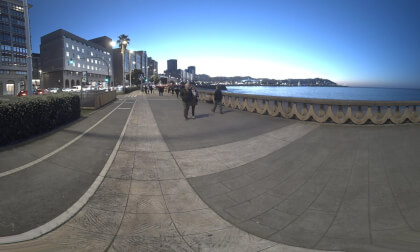 El Paseo Marítimo y el carril bici. A Coruña (VR180 3D) VR Video El Paseo Marítimo y el carril bici. A Coruña (VR180 3D) VR