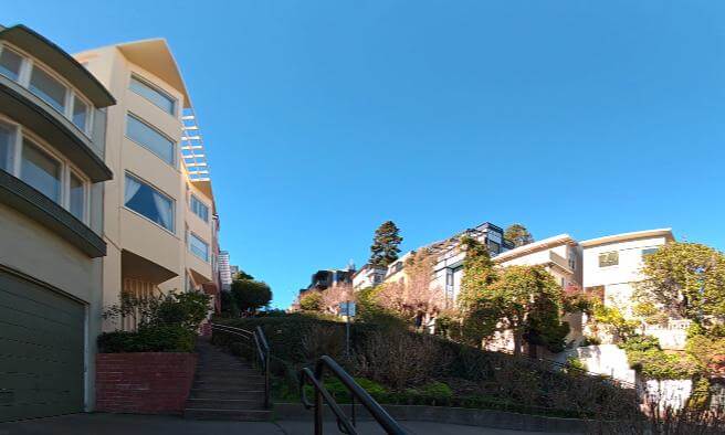 The Nine Curves Garden Road in San Francisco, shot both stationary and in motion, original footage, unedited #SLAM XCAM