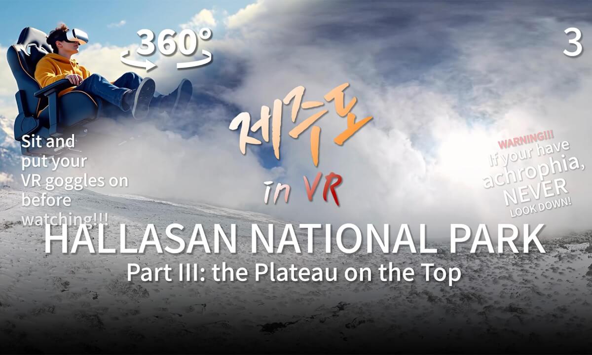 제주도 in VR - HALLASAN NATIONAL PARK, Part III: The Plateau on the Top