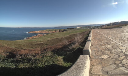 Vistas desde la Torre de Hércules. A Coruña (VR180 3D)