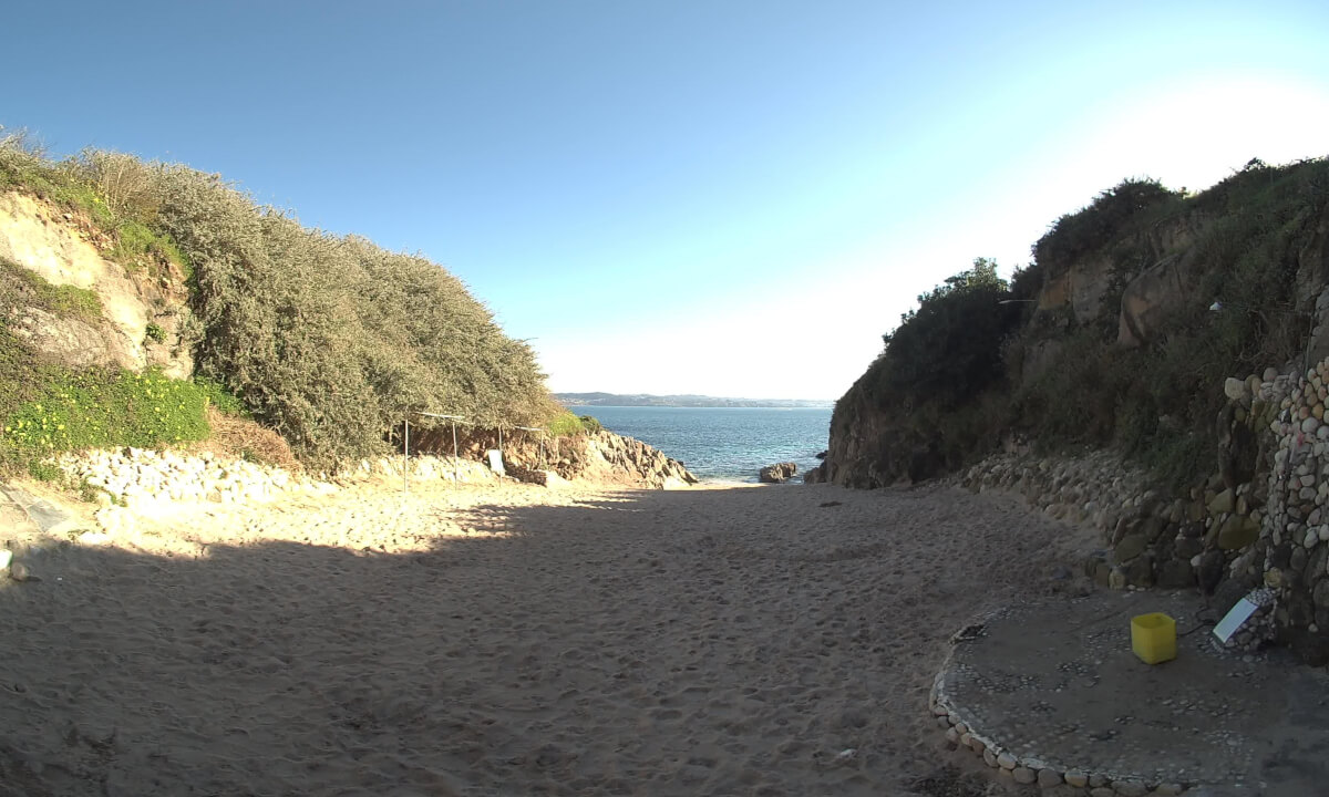 Playa de Adormideras. A Coruña (VR180 3D)