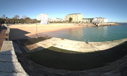 Playa de San Amaro. A Coruña (VR180 3D)